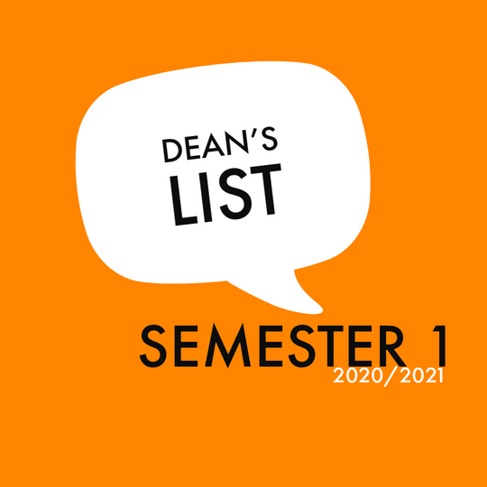 Read more about the article Dean’s List Award 2020