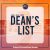 Dean’s List Award for Semester 1, 2021/22